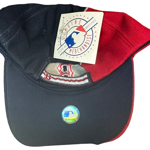 Boston Red Sox Hat MLB Twins Enterprise Rare Style Adjustable Baseball Cap NWT - Picture 5 of 16